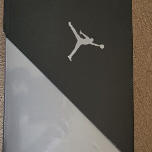 Black and Gray Jordan Shoe Box